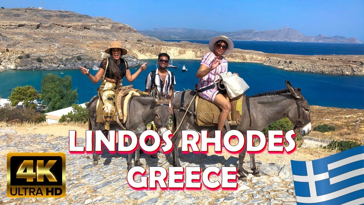 LINDOS RHODES GREECE [BOAT CRUISE FROM RHODES TO LINDOS WHITE CITY 2020]