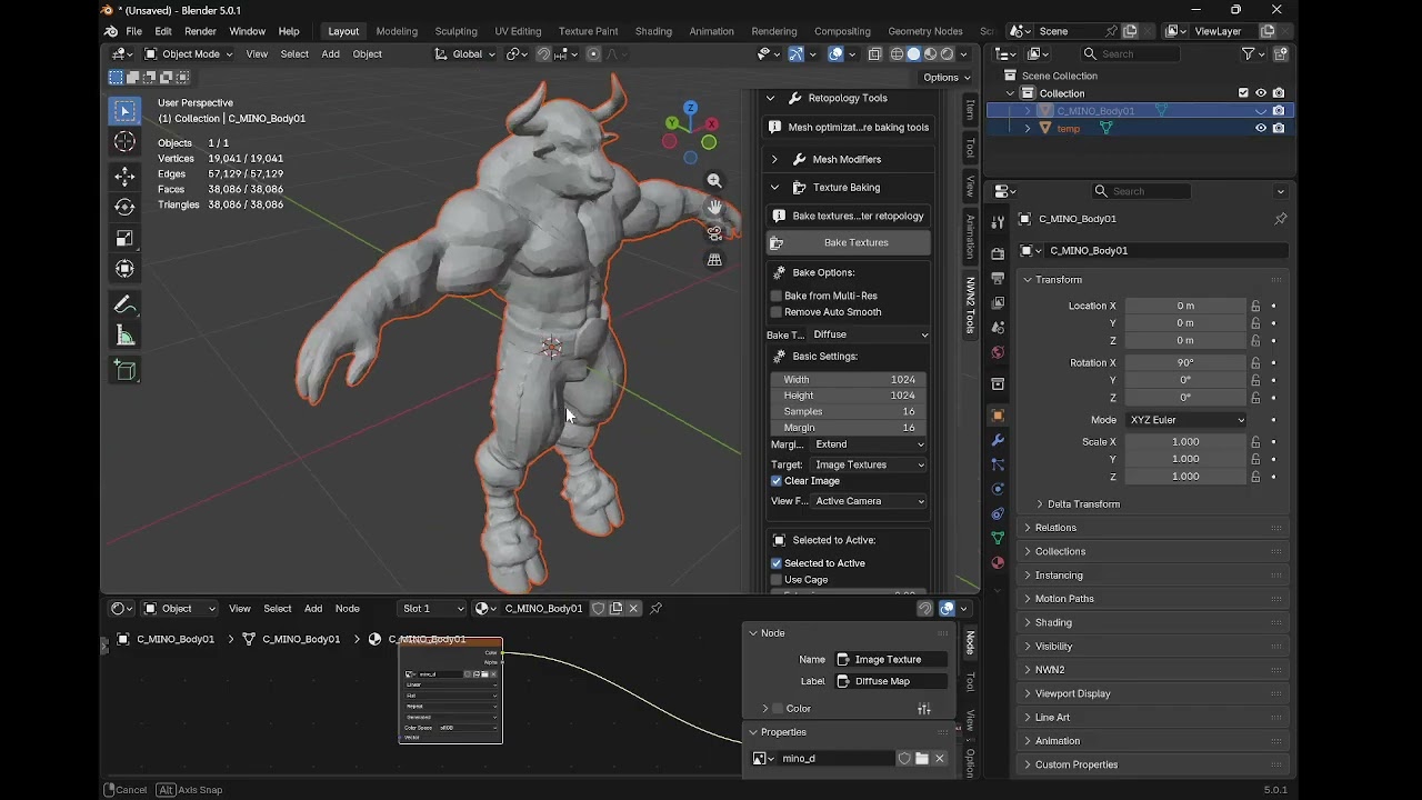 Part 1 of 3 AI Retopology for NeverwinterNights 2 Community