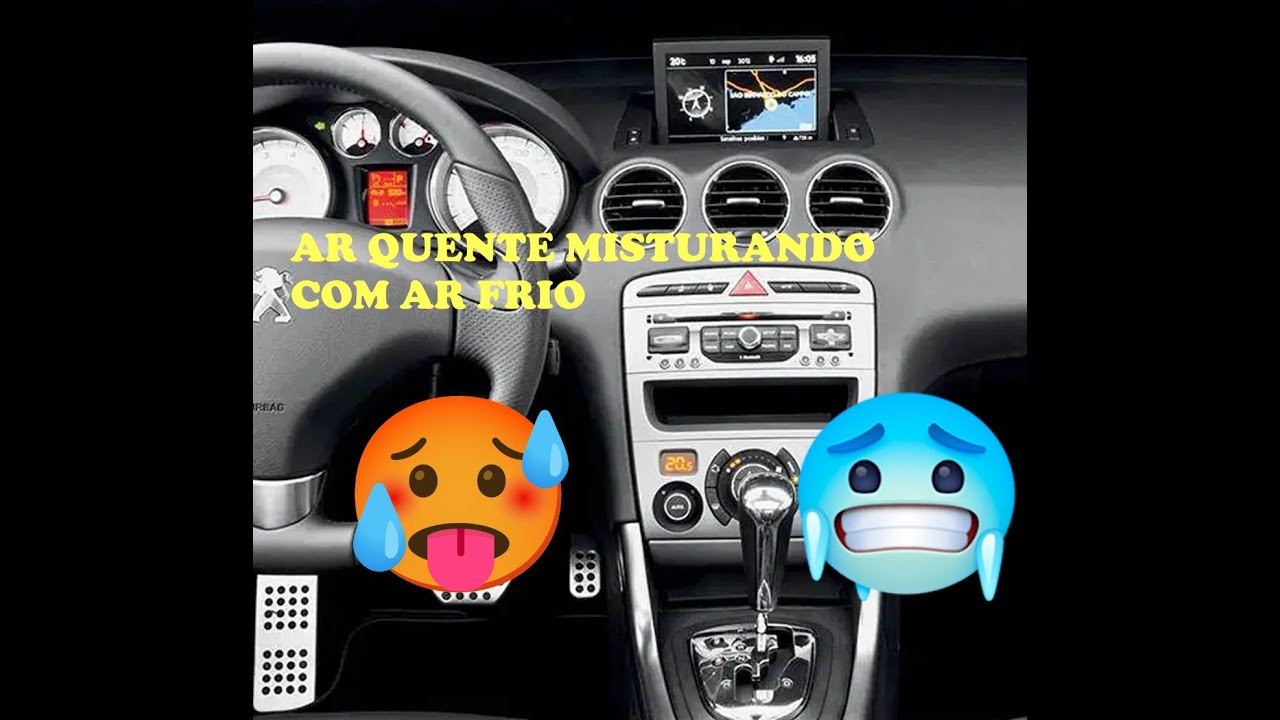 Ar condicionado misturando ar quente com ar frio - Peugeot 308/408