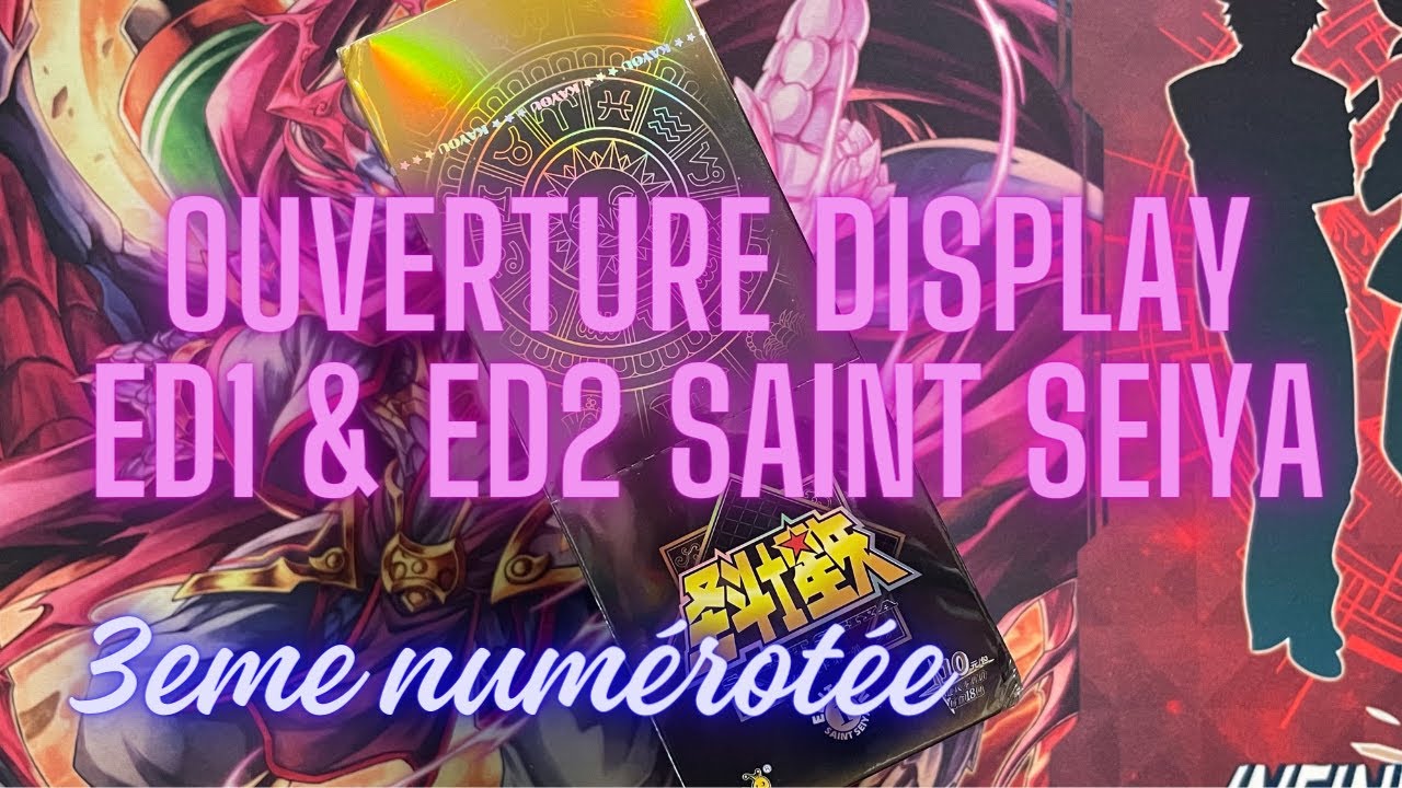 J'ATTRAPE UNE NUMEROTEE (199 AU MONDE) SAINT SEIYA KAYOU ED.1 & ED.2