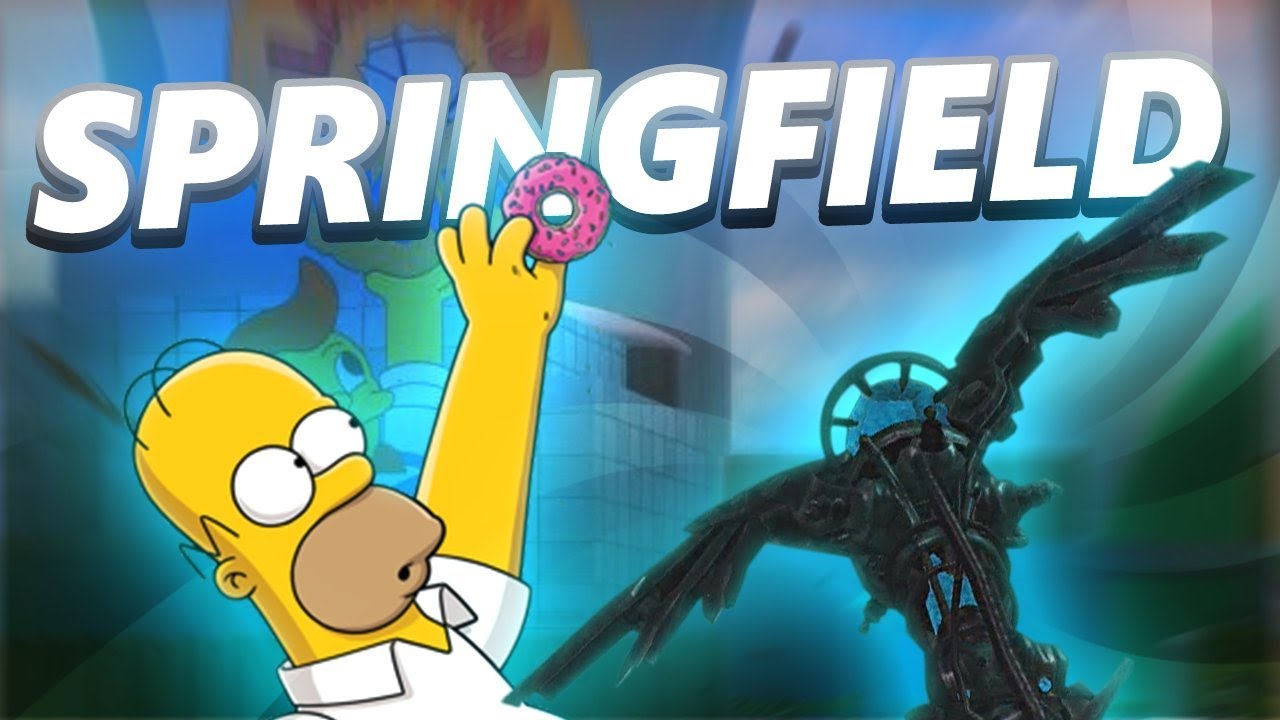 EL MAPA DE LOS SIMPSONS ENTERO EN UN MAPA! | SPRINGFIELD CUSTOM MAP