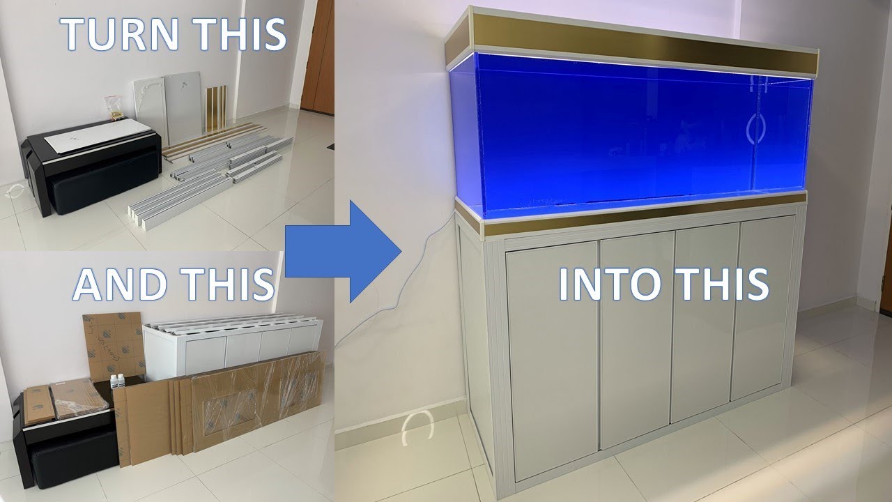 DIY Acrylic Aquarium - #1 The Build (6x2x2 150gallons / 570litres)