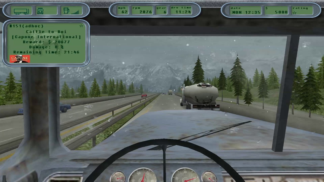 Hard Truck: 18 Wheels of Steel - Delivery from Denver to Boise - Hard difficulty