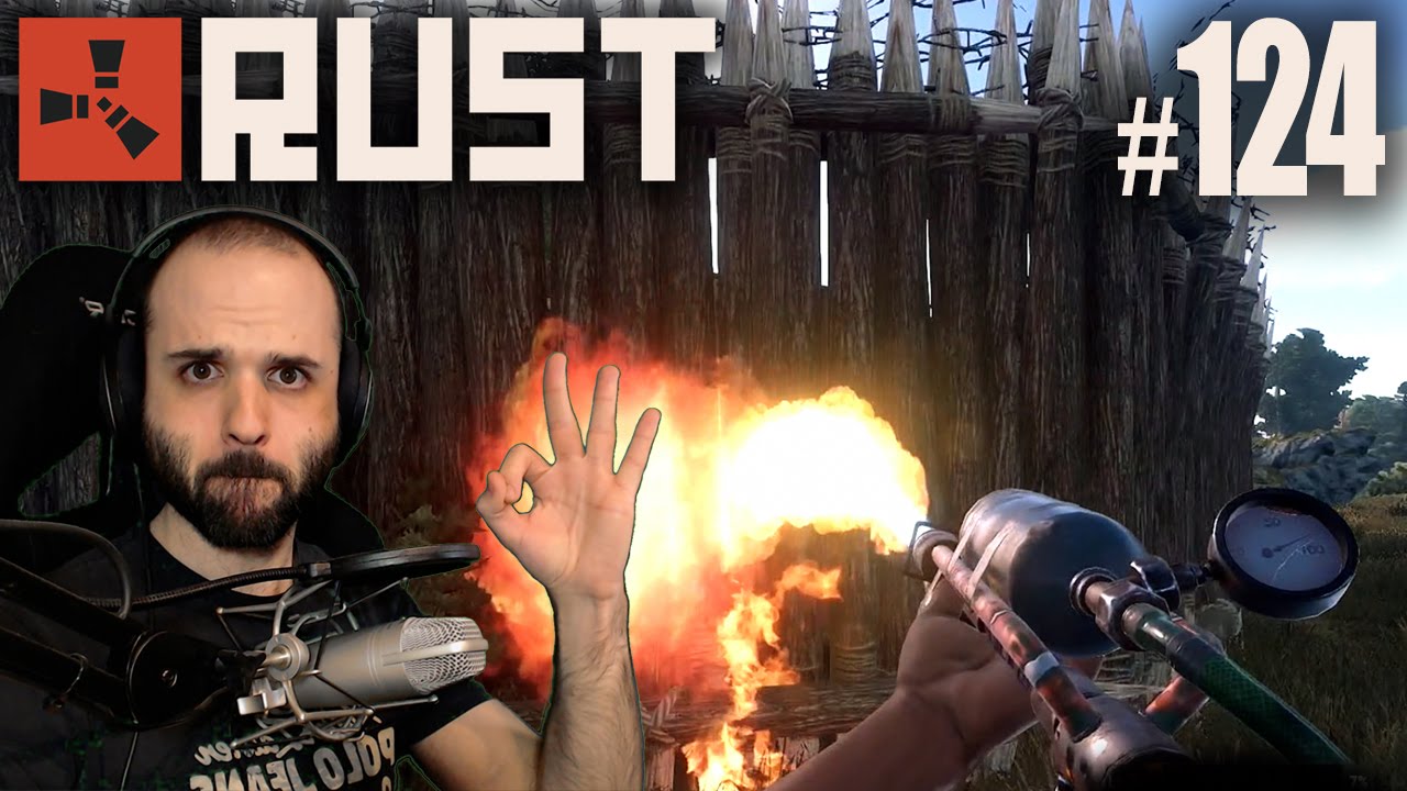 Rust #124 | ROBO CON LANZALLAMAS | Gameplay Español