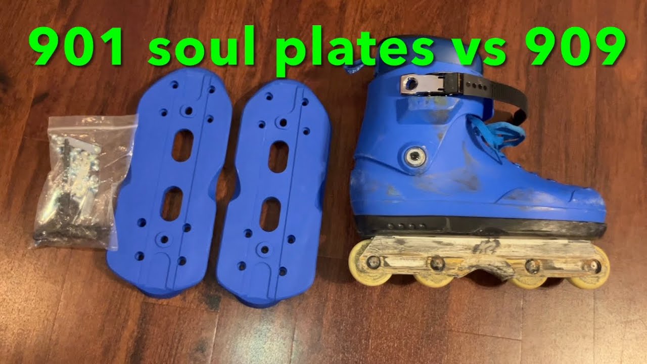 Let’s compare the THEM Skates 901 soulplates  to the 909 v.03 Soulplates 🤔