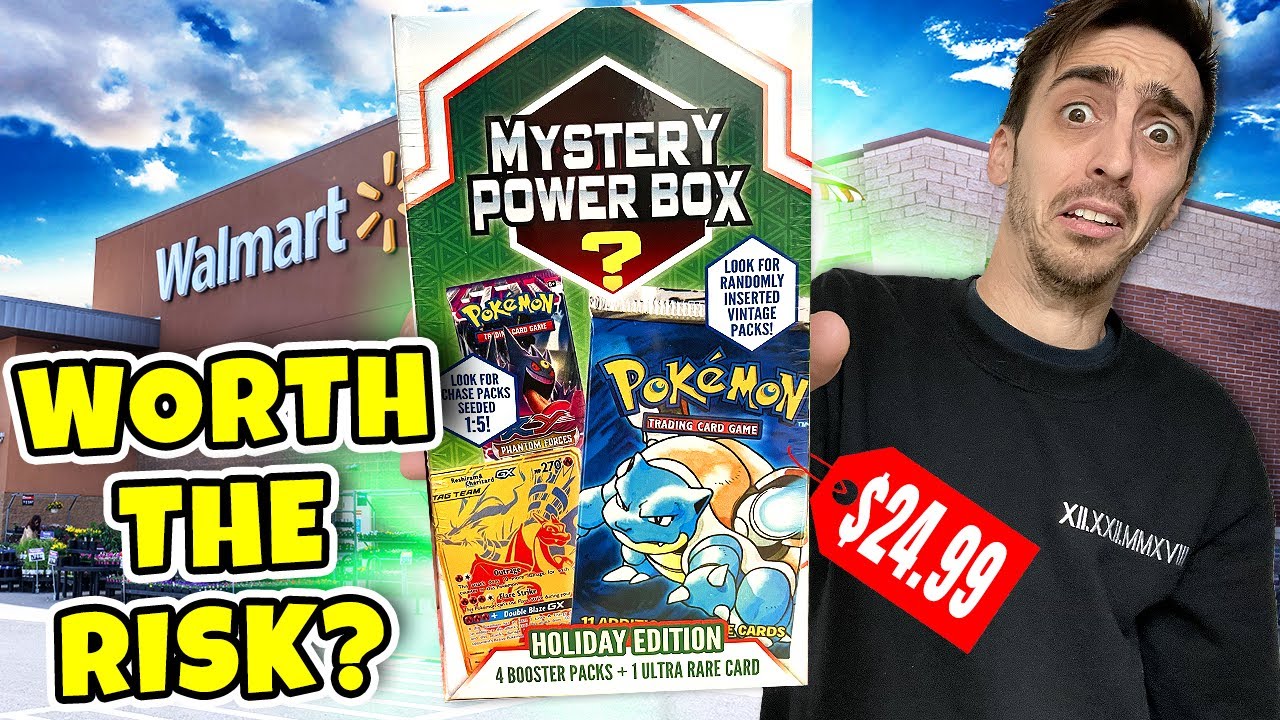 I Found NEW Pokemon Card Mystery Power Boxes At Walmart!