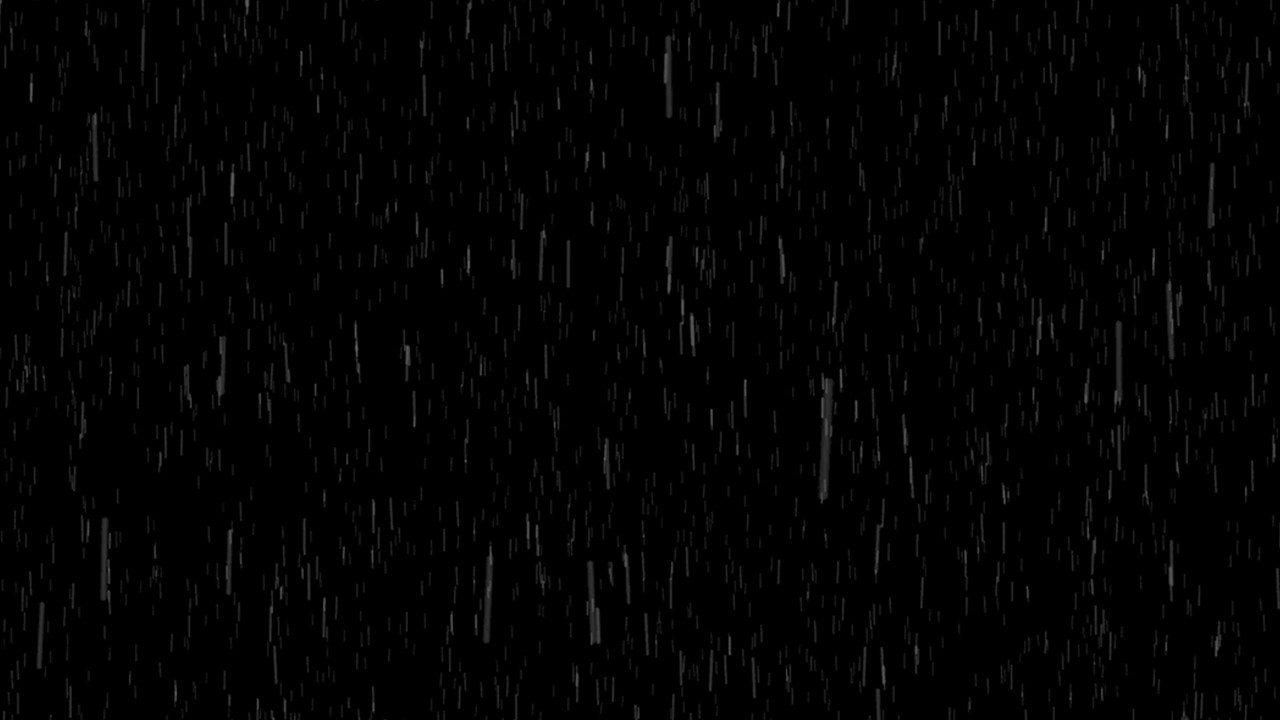 CALM RAIN SOUNDS TO SLEEP FAST, Study & Relaxation Black Screen | Rain to Relax & Meditation