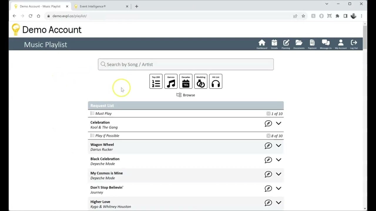 Event Portal: Dashboard (Event Intelligence)