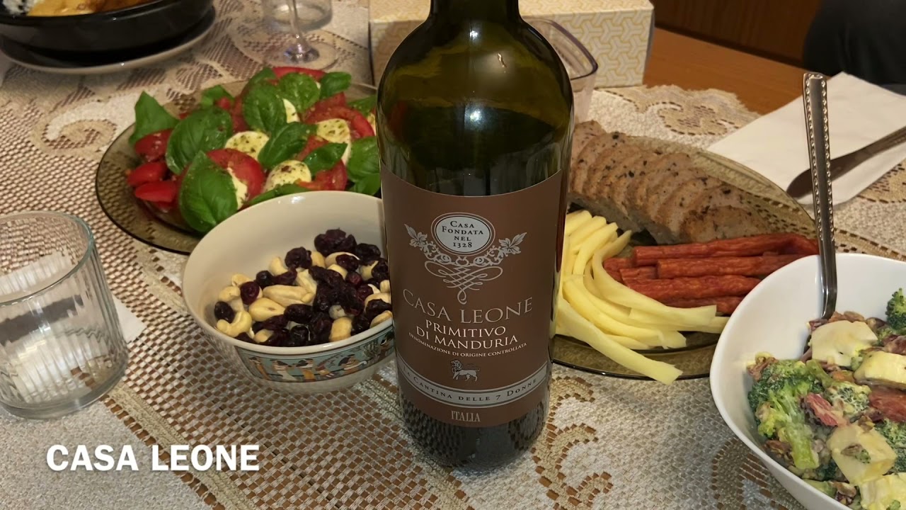Pijemy wino z Rossmanna, CASA LEONE PRIMITIVO DINMANDURIA 2019 #119