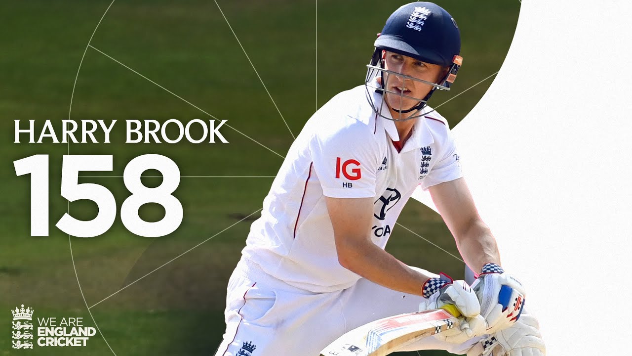Harry Brook Scores Majestic 158 | England v India
