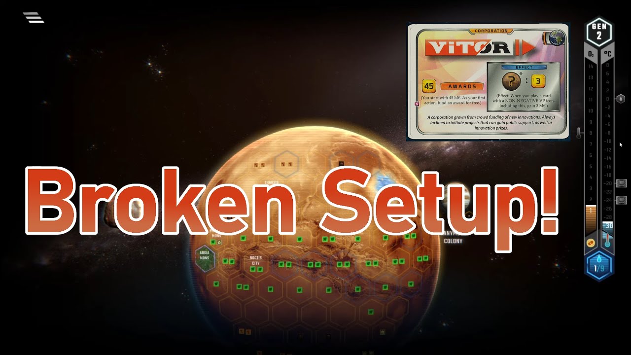 Terraforming Mars Online #188 - Breaking Colonies with Vitor!