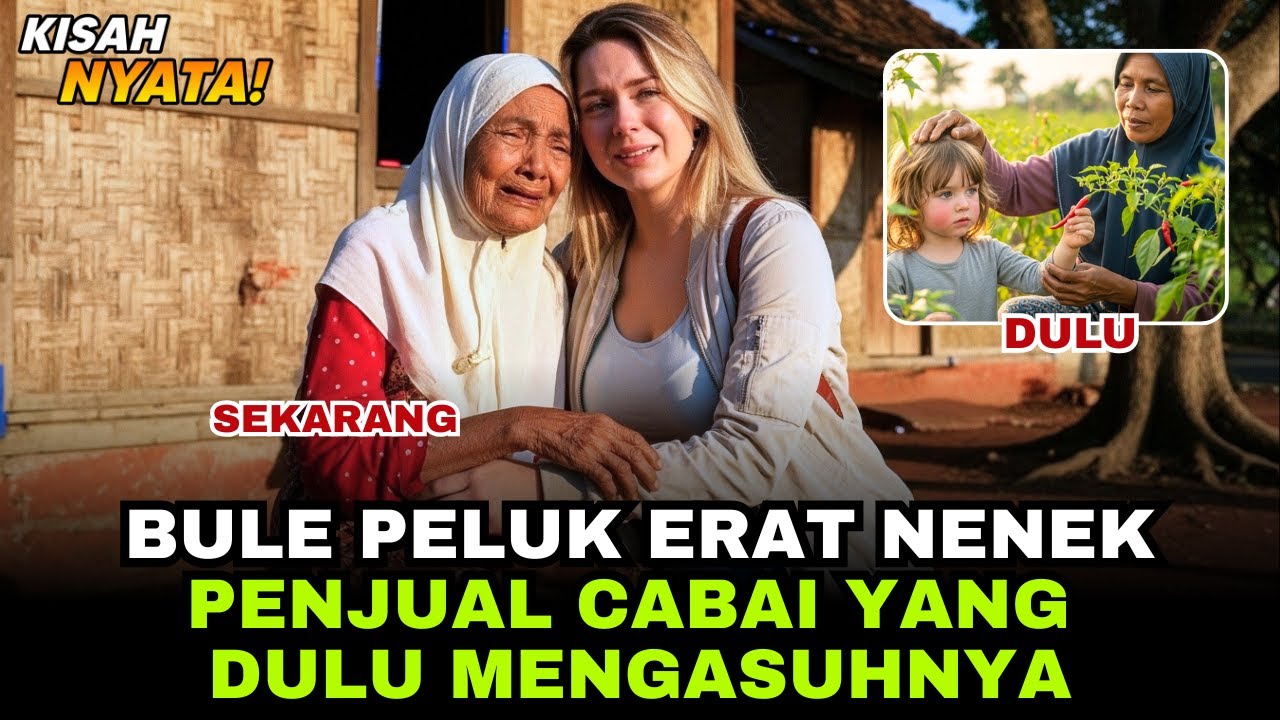 HARU! BULE CANTIK INI TERBANG JAUH KE INDONESIA DEMI NENEK PENJUAL CABAI YANG DULU MENGASUHNYA!!