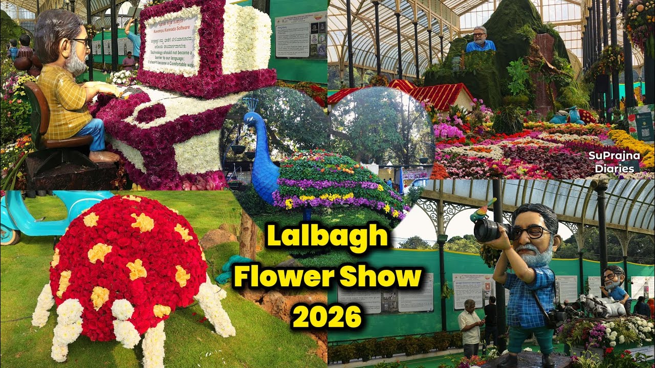 Lalbagh Flowers Show 2026🌺 | Republic Day Special | Bangalore 🌸