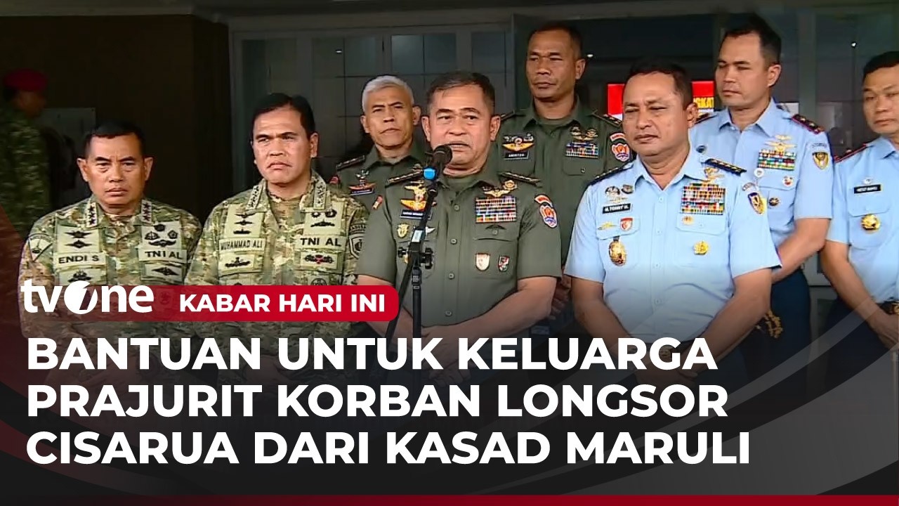 Jenderal Maruli Simanjuntak Beri Bantuan 23 Keluarga Prajurit Korban Longsor di Cisarua