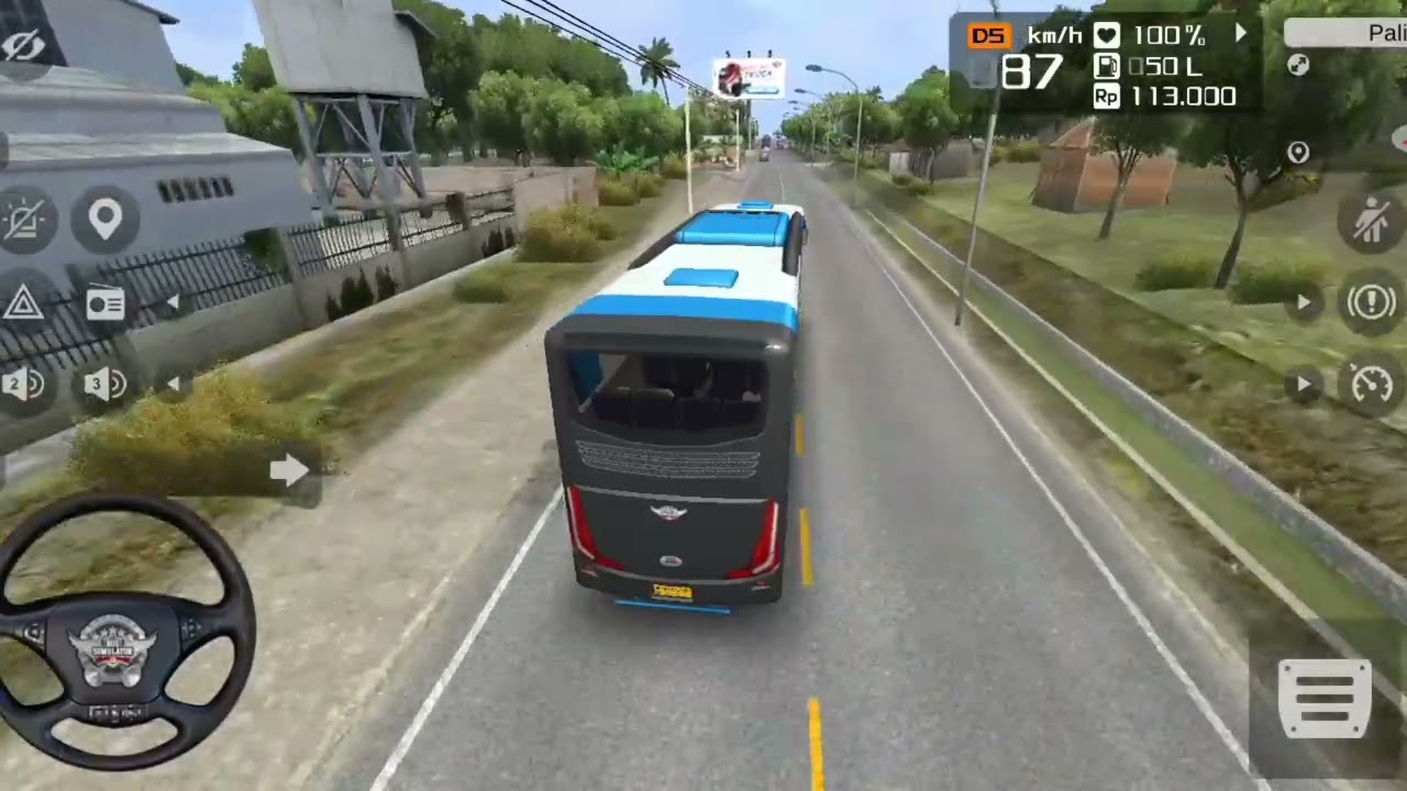 Bus Simulator Indonesia Gameplay | New Map & Real Traffic Mods Bus Simulator  Gameplay | Long Drive