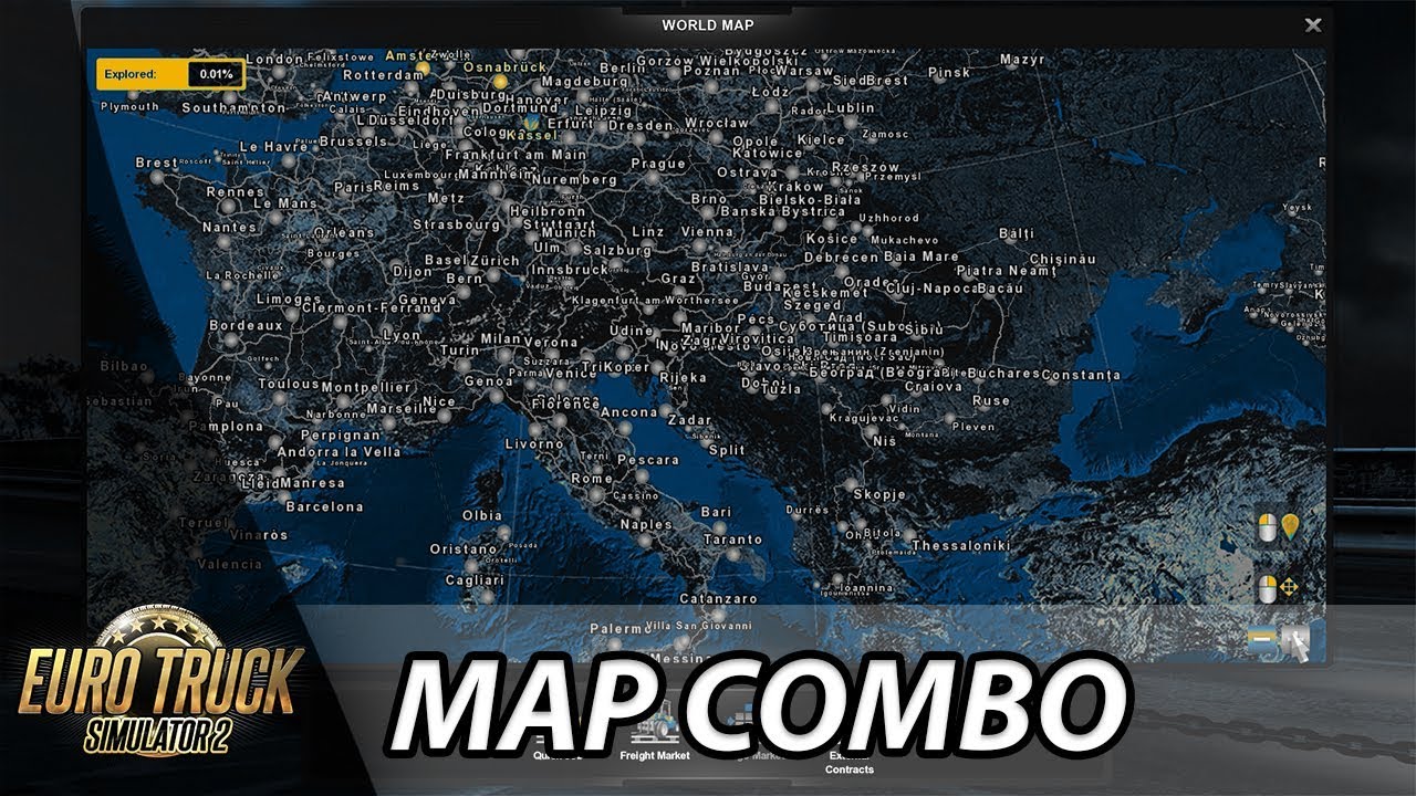 ETS2 1.34 |  PJ Indo Map v2.6 | Map Combo (UPDATE)