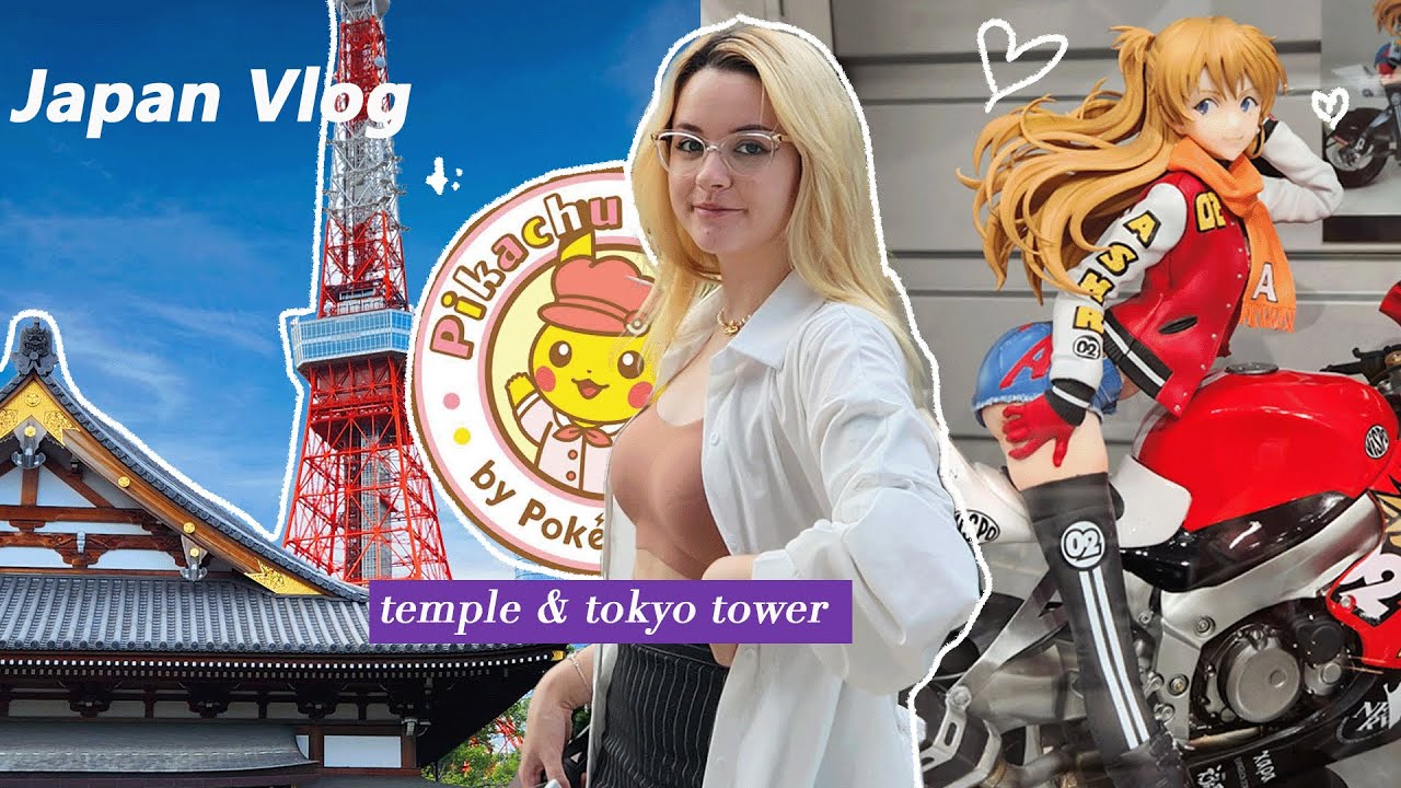 Exploring Tokyo in a typhoon🗼🌧️ temples, evangelion store, anime shopping