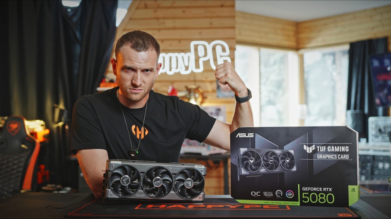ВИДЕОКАРТА  5080 ASUS TUF GAMING за 168 000 рублей в DNS