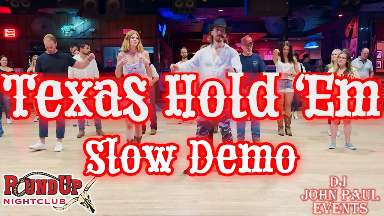 TEXAS HOLD 'EM by Beyoncé - Demo Slow Speed - after Dance Lesson by DJ JohnPaul at Round Up