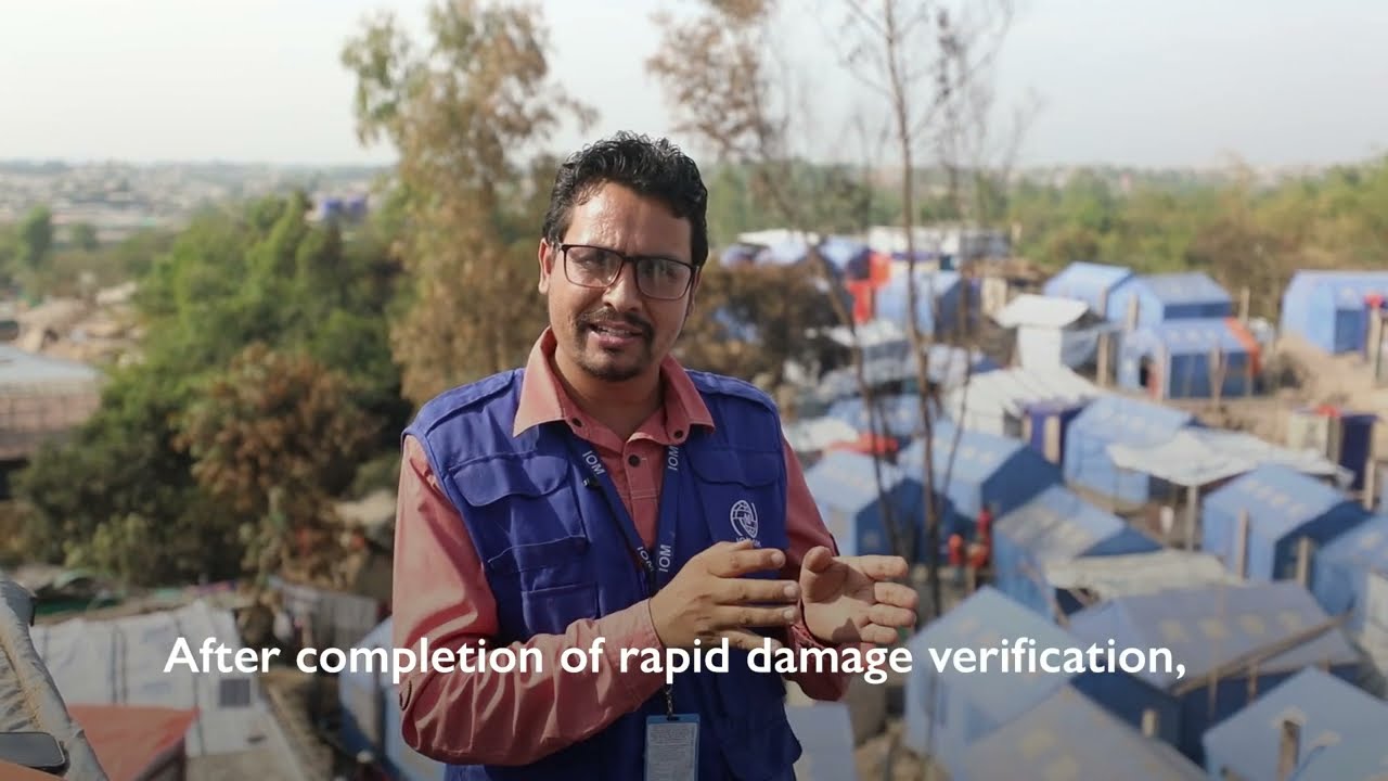 IOM's Shelter Activity after fire in Rohingya Camp