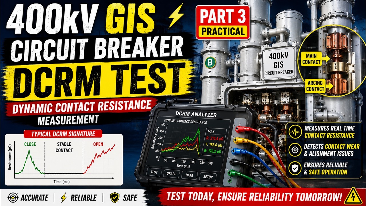 💡DCRM testing #|Why & How|it is important for the electrical system #testing#dcrm#crm💫