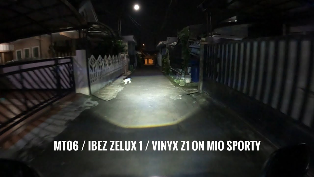 Upgrade Lampu Mio Sporty Part 2 : MT06 alias Ibez Zelux 1 alias Zenyx Z1 