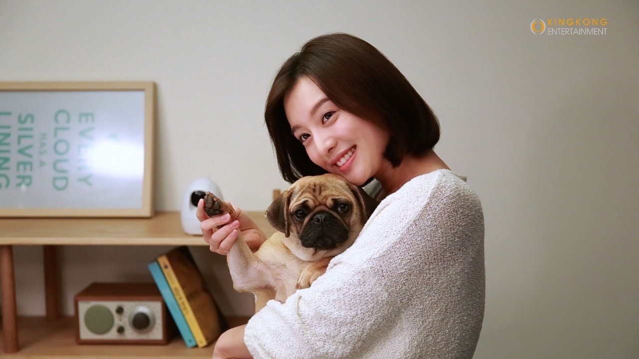 [배우 김지원] 강아지X미인의 눈호강 광고 촬영 현장