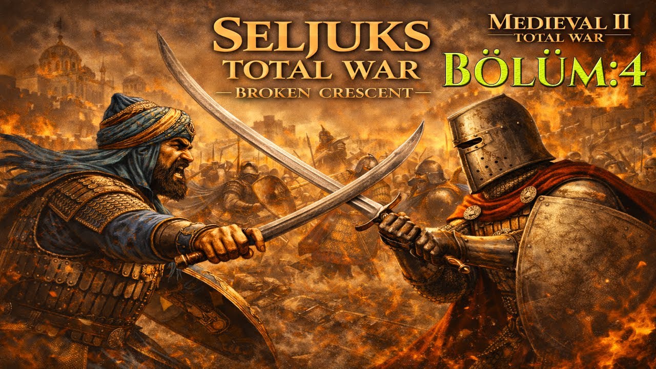 Medieval 2:Total War-Broken Crescent-Anadolu Selçukluları-Bölüm:04 Seljuks of Rum:Total War(1080 HD)