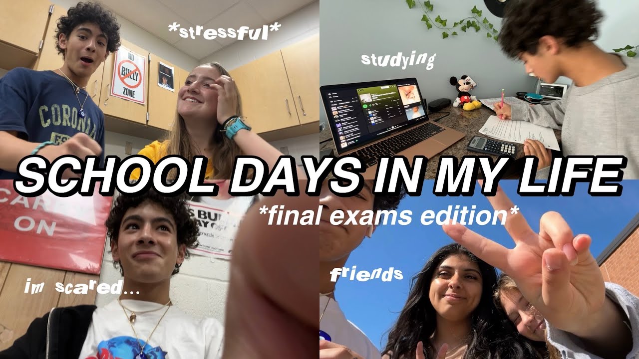 SCHOOL DAYS IN MY LIFE *what final exams are actually like*