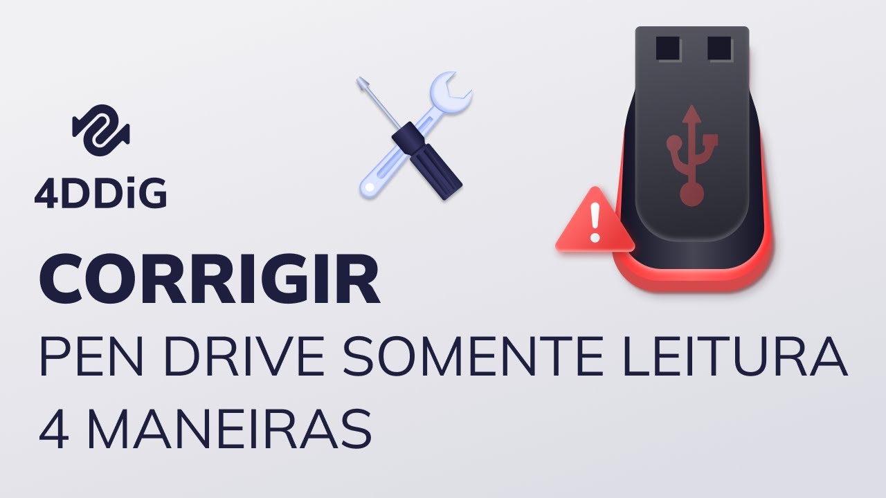 Pen Drive Somente Leitura: Aprenda a Resolver! 4 maneiras 2023