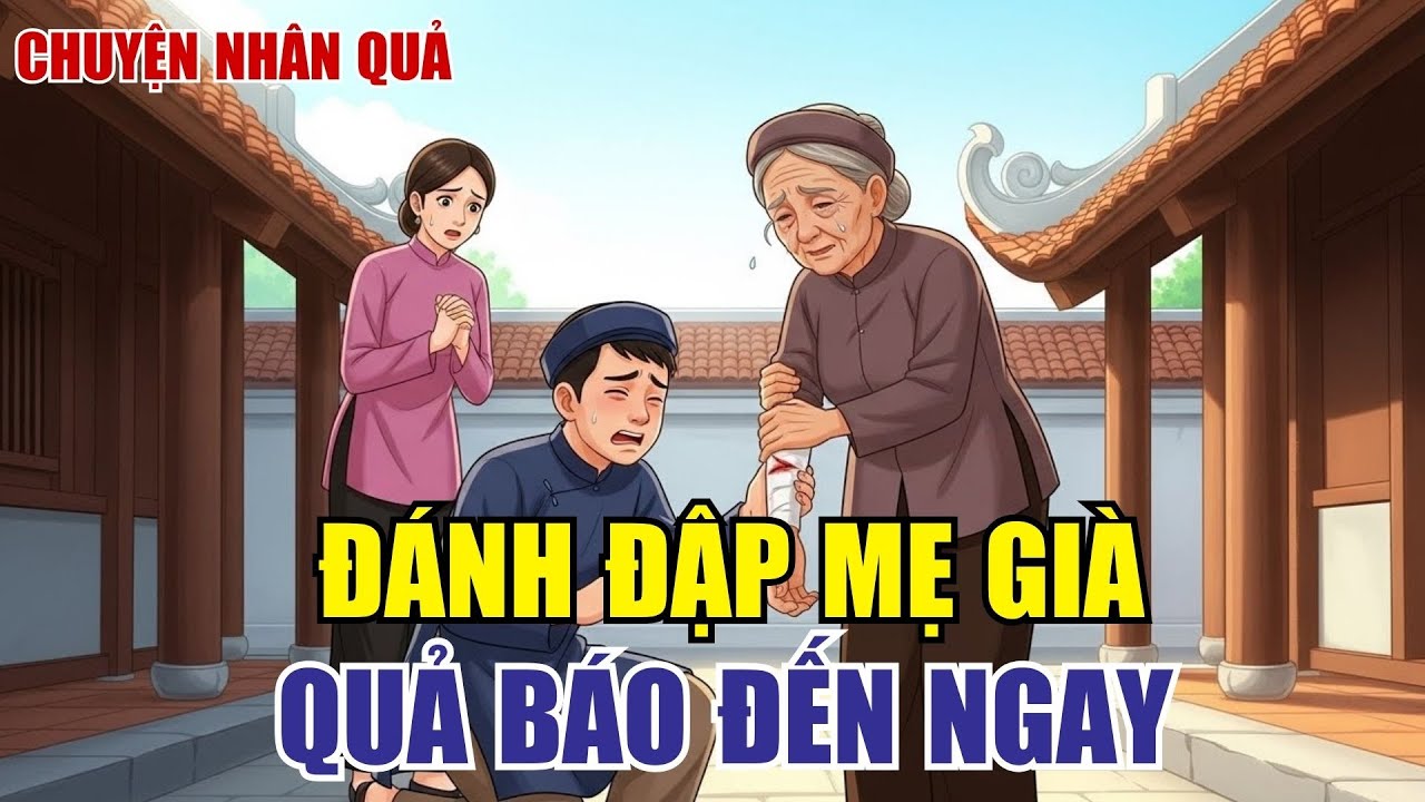 Gã Con Trai Nghe Lời Vợ Đánh Mẹ Già Gãy Tay – Câu Chuyện Nhân Quả Hiện Đời