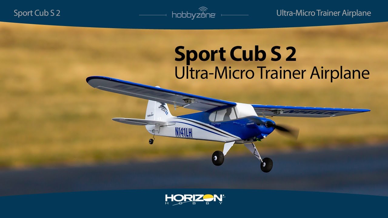 HobbyZone&reg; Sport Cub S 2 Ultra Micro RTF & BNF Basic Trainer Airplane