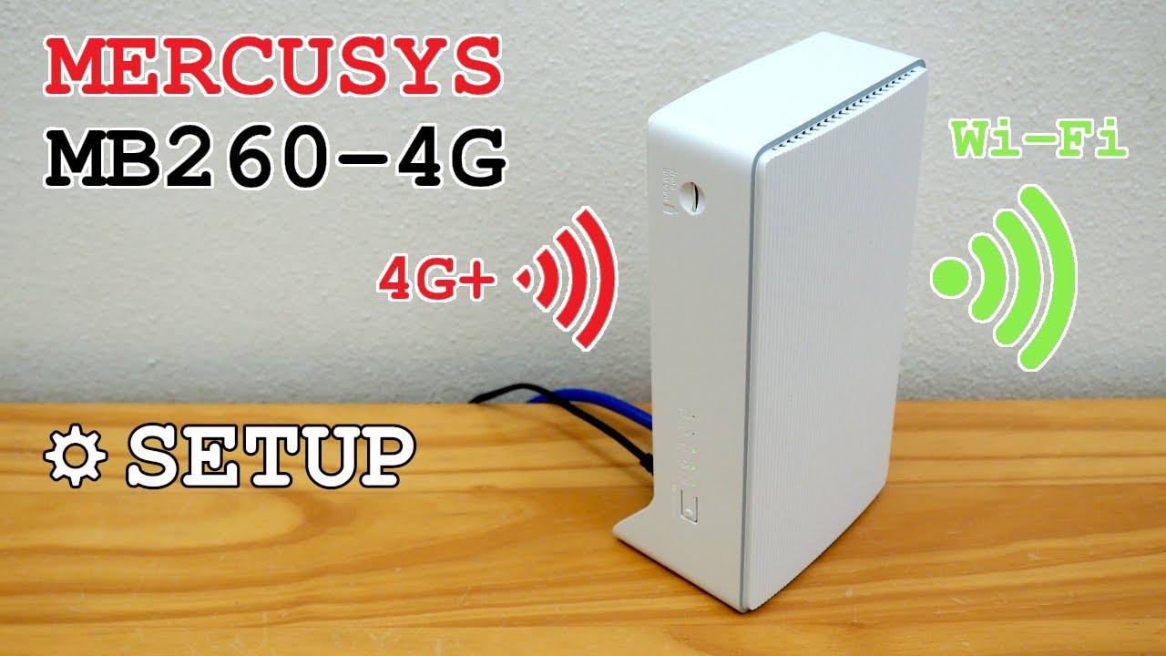 Mercusys MB260-4G router 4G+ Wi-Fi 6 dual band • Unboxing, installation, configuration and test