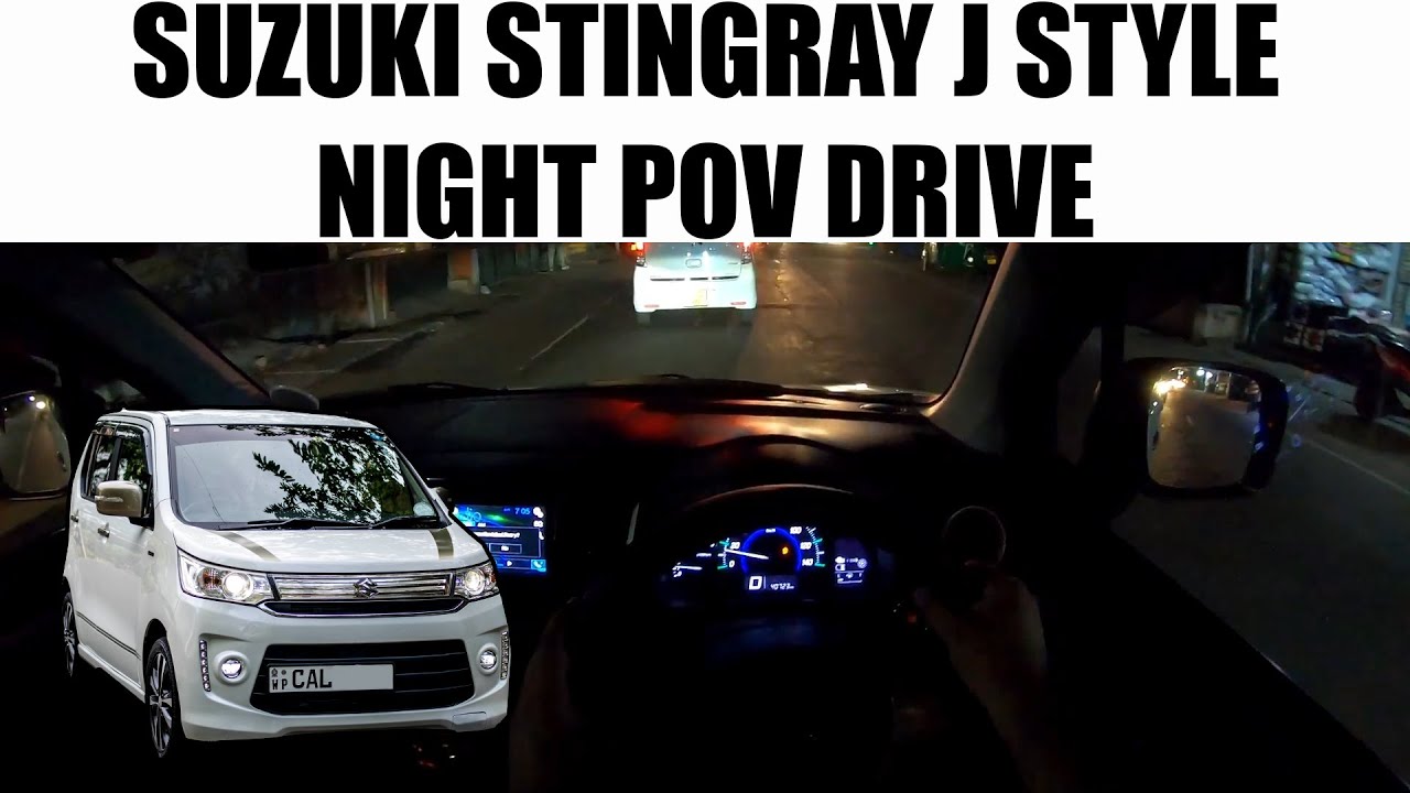 Suzuki Stingray Night POV Drive