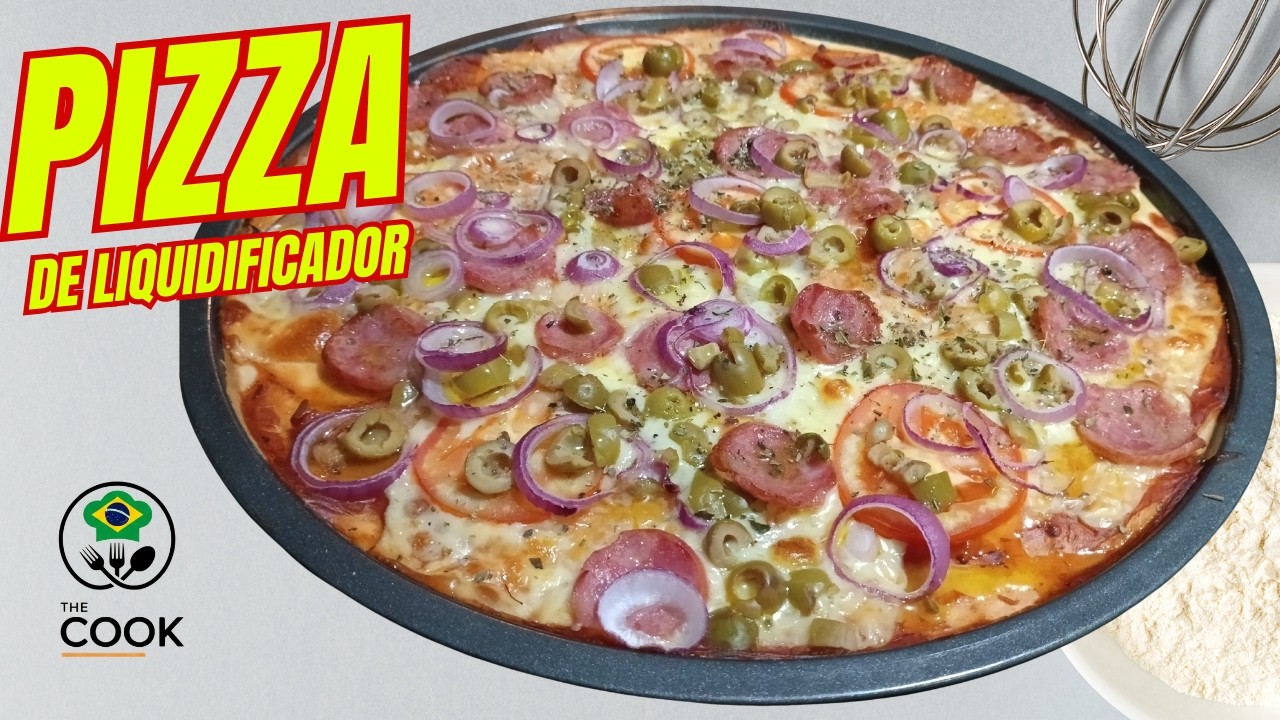 Pizza de Liquidificador