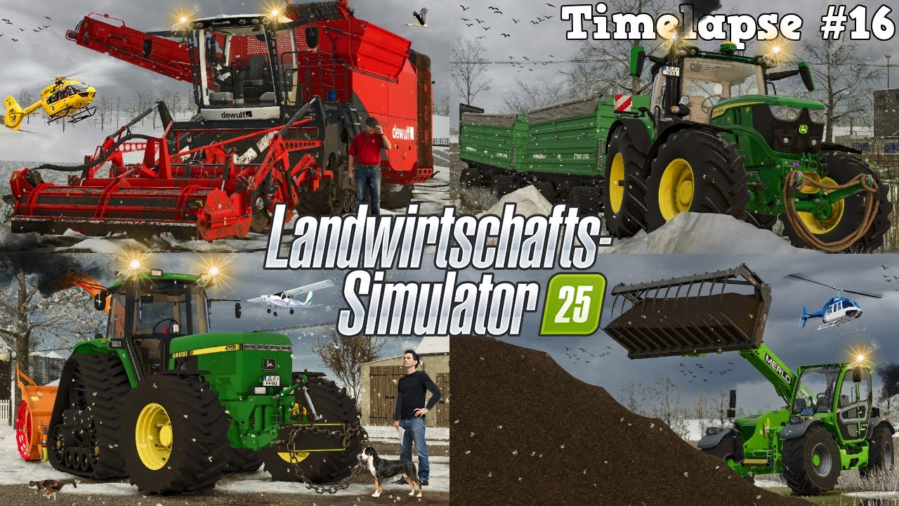 EXTREME ERNTE im TIEFSCHNEE! 🥕❄️😱 1 MW BGA & ein NEUER TRECKER? 🤩⚡🚜💨 | [LS25] - Timelapse #16