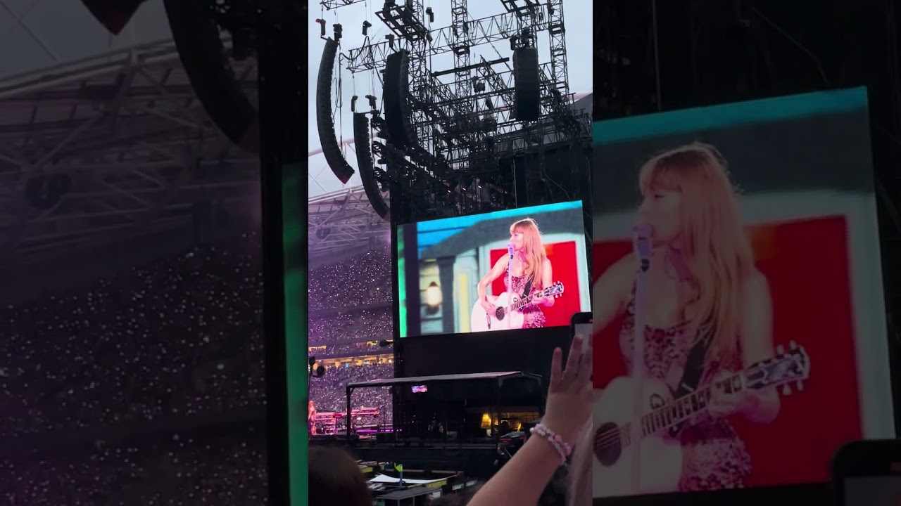 Taylor Swift - The Eras World Tour - Sydney Australia Accor Stadium Taylor Welcoming Intro  26.02.24