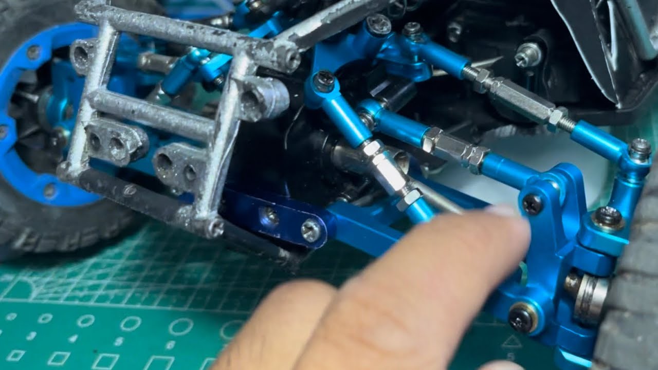 RC WLtoys 12428B upgrade Full metal CNC || RC Car Bushing Bekas || Tips And Trick