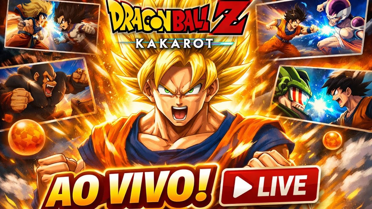 VIVENDO A HISTÓRIA DE DRAGON BALL Z ! AO VIVO 🔥🐉 | APOIE O CANAL E GANHE UM PS4 🎁