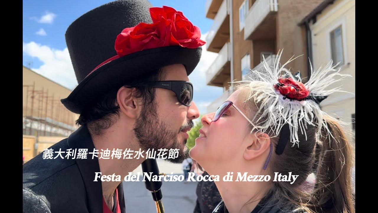 A festival full of flowers｜Rocca di Mezzo Italy Festa del Narciso  | Parade Show | part 2
