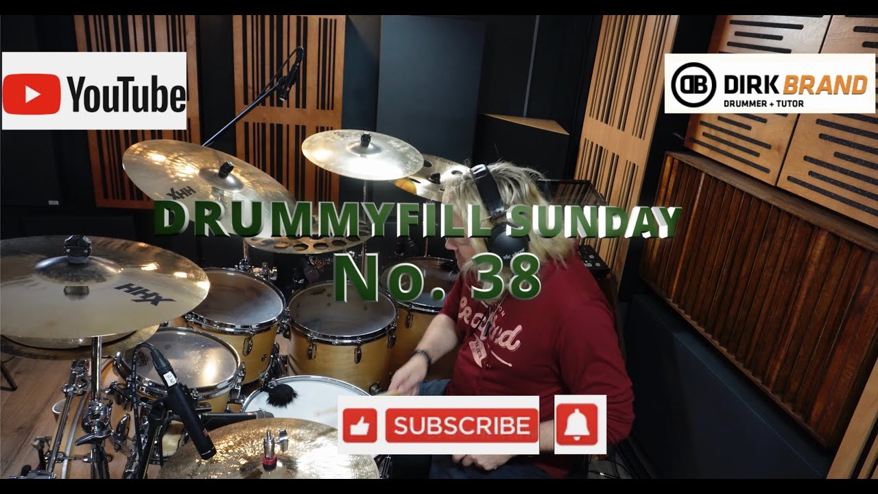 Beginner Drumfill in Episode 38 of Drummyfill Sunday / pdf notation available