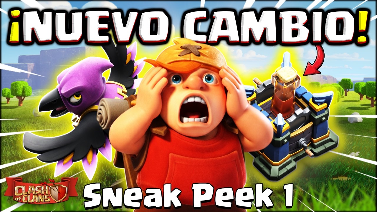 🚨 Sneak Peek 1: REWORK AL TERREMOTO + NUEVA MASCOTA CUERVO | Actualización Clash of Clans