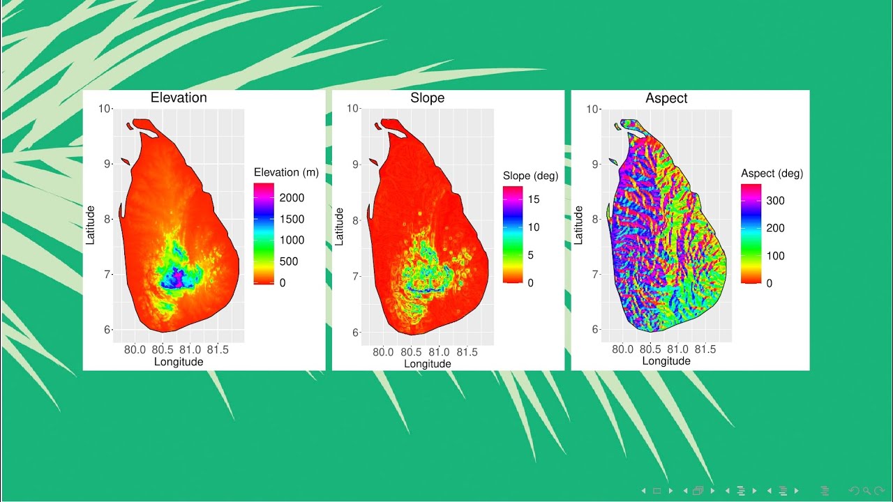 How to get terrain data and draw spatial maps in R using ggplot2? | StatswithR | Arnab Hazra