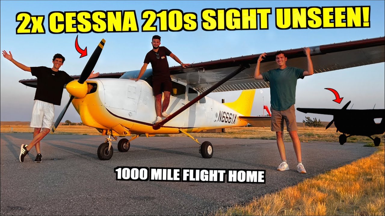 Buying The Cheapest Cessna 210 In The USA Sight Unseen & Flying It 1,000 Miles Home!