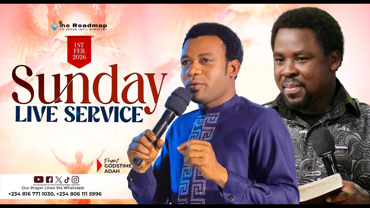 SUNDAY LIVE SERVICE ( 1ST FEBRUARY , 2026 )