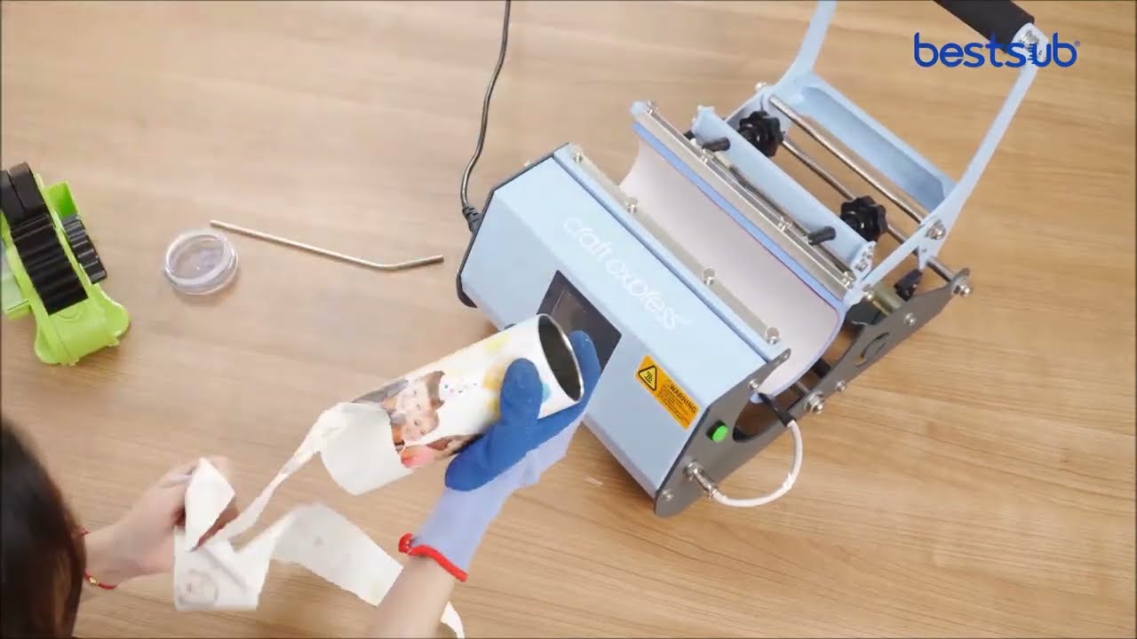 Comment imprimer un gobelet en acier inoxydable avec la presse &agrave; chaud Elite Pro Tumbler