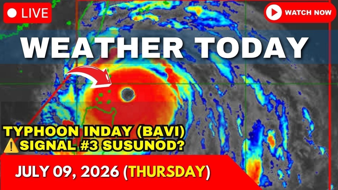 Update sa Bagyong INDAY | Heavy Rains sa Luzon | PAGASA Weather Forecast | Weather Today