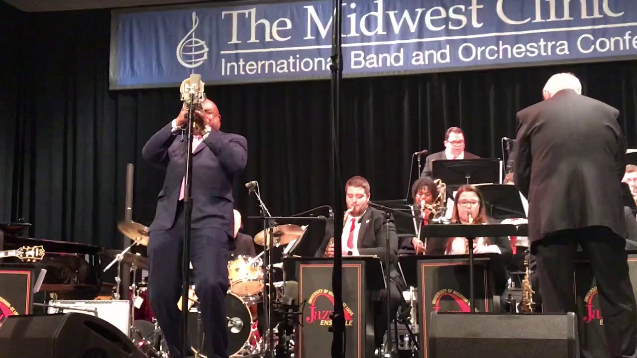 Jim Widner, Director UMSL Jazz Ensemble Caravan with Gregg Bissonette and Terell Stafford