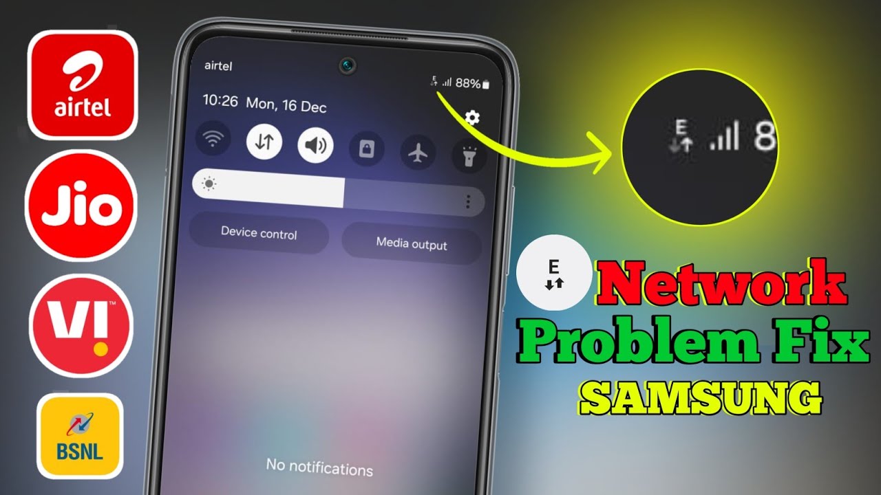 e network problem airtel | airtel e network problem samsung | samsung mobile internet problem fix
