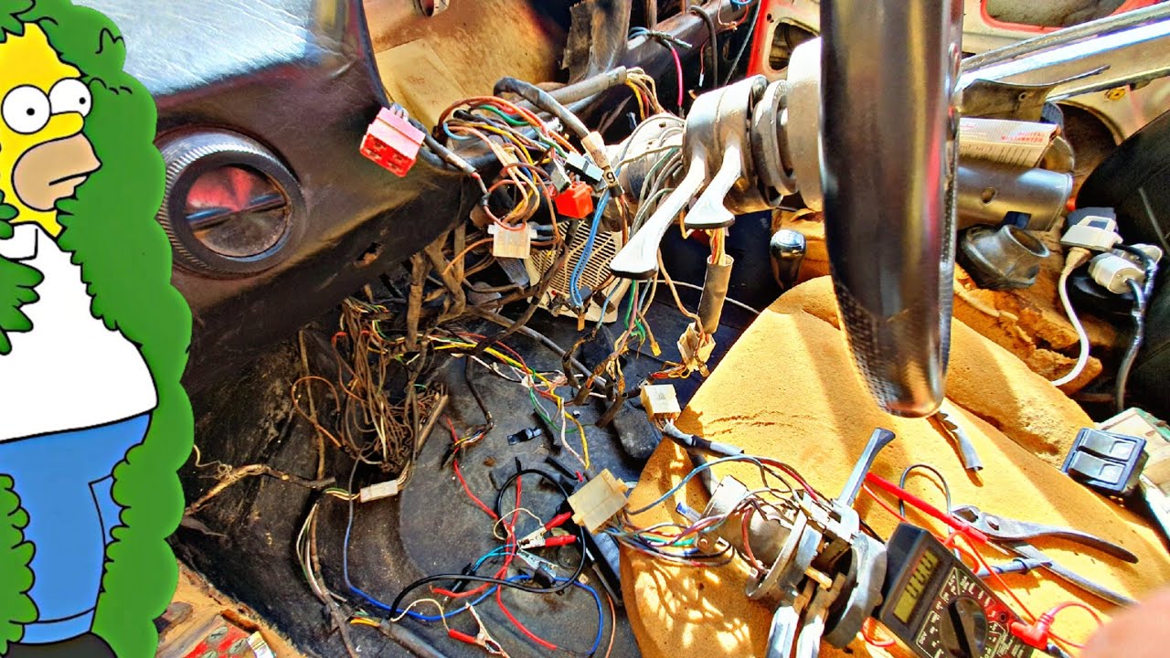 INSTALACIÓN ELÉCTRICA del Fiat 128 Berlina 🤯 PARTE 1